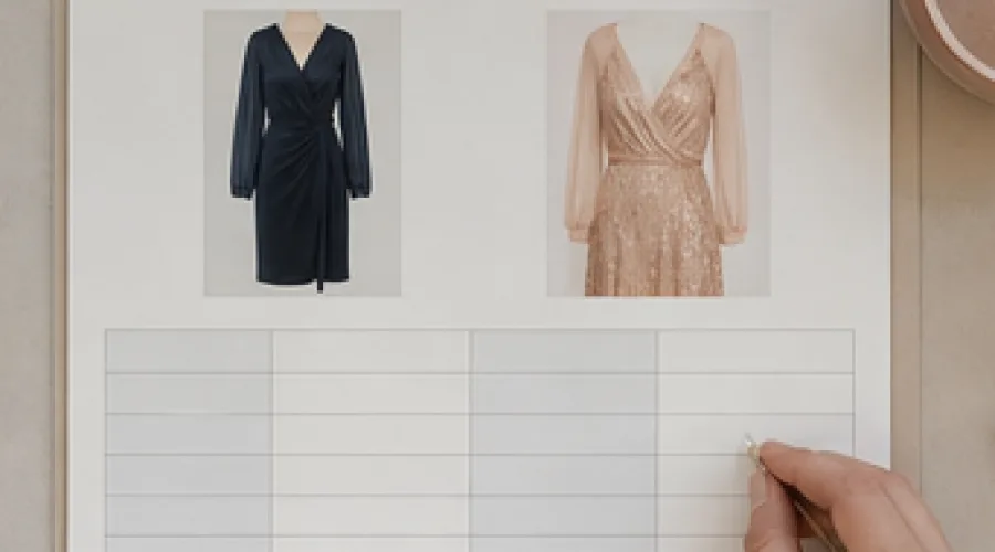 Redaktionell bild: Maruschka de Margo – boutique & exklusiva festklänningar
